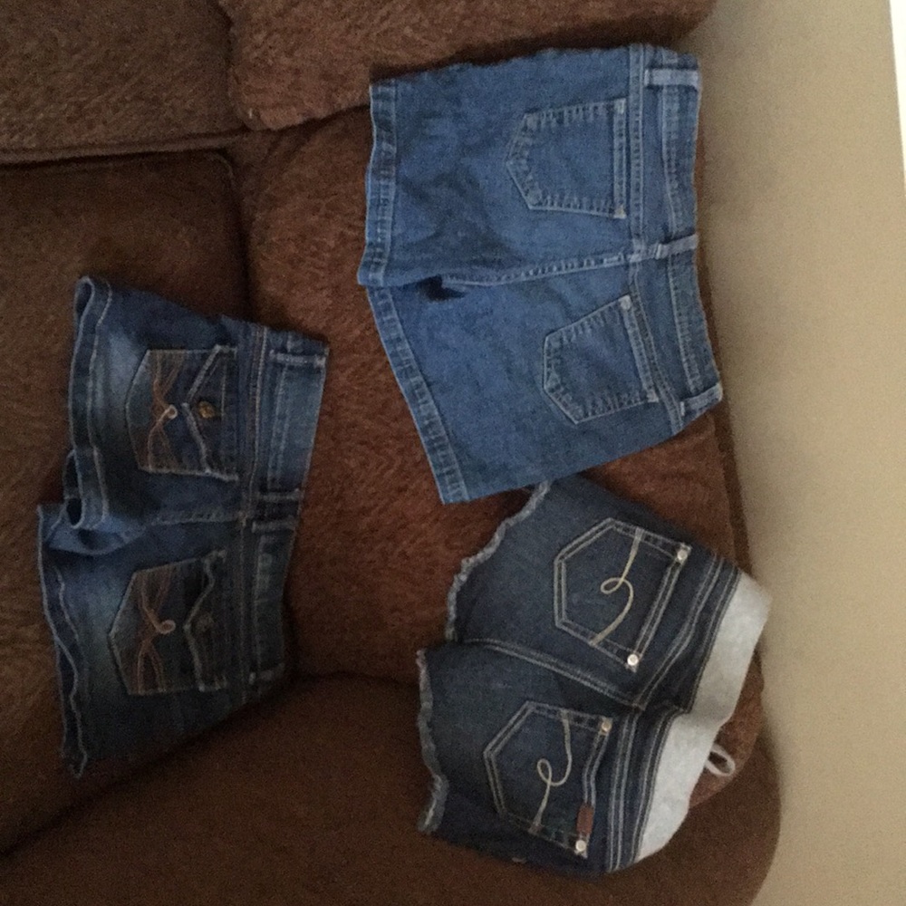 3 pairs of little girl short